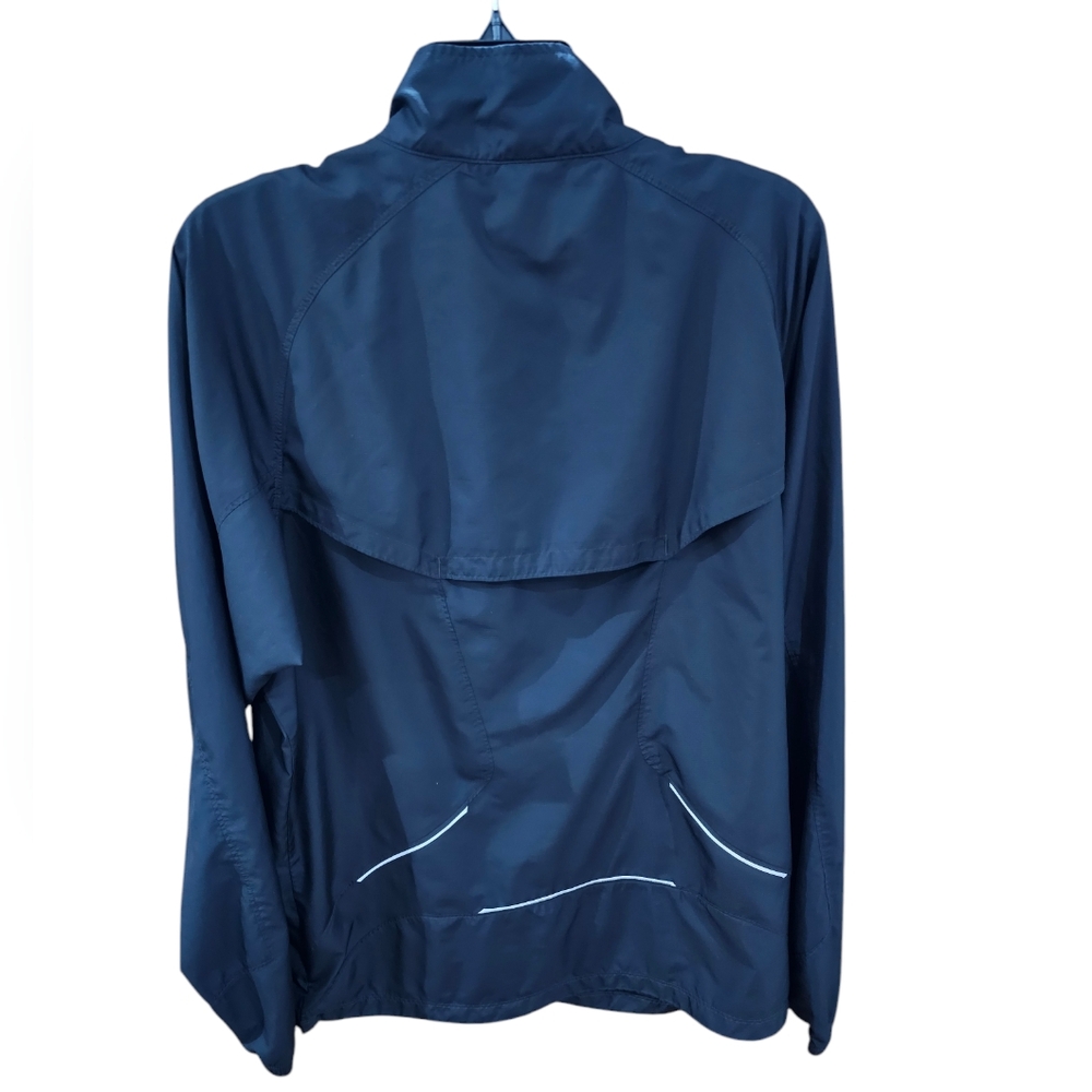 Nike Black Windbreaker with Lightweight Design and Stand-Up Collar size L - Picture 2 of 11